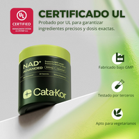Cata-Kor™ - Liposomal NAD+ 250mg | Energía, Enfoque y Longevidad - 60 Cápsulas