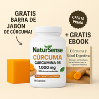 NaturSense - Cúrcuma 1000mg/Curcumina 95%