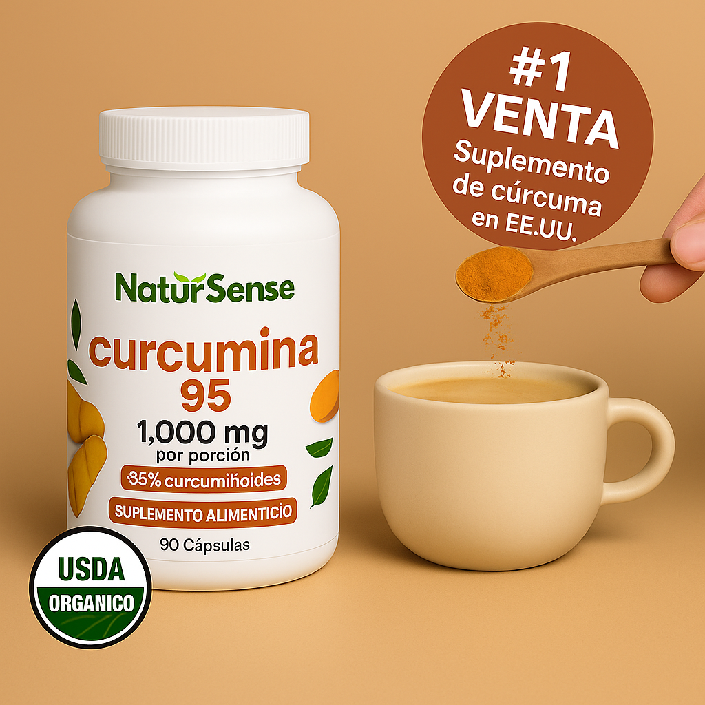 NaturSense - Cúrcuma 1000mg/Curcumina 95%