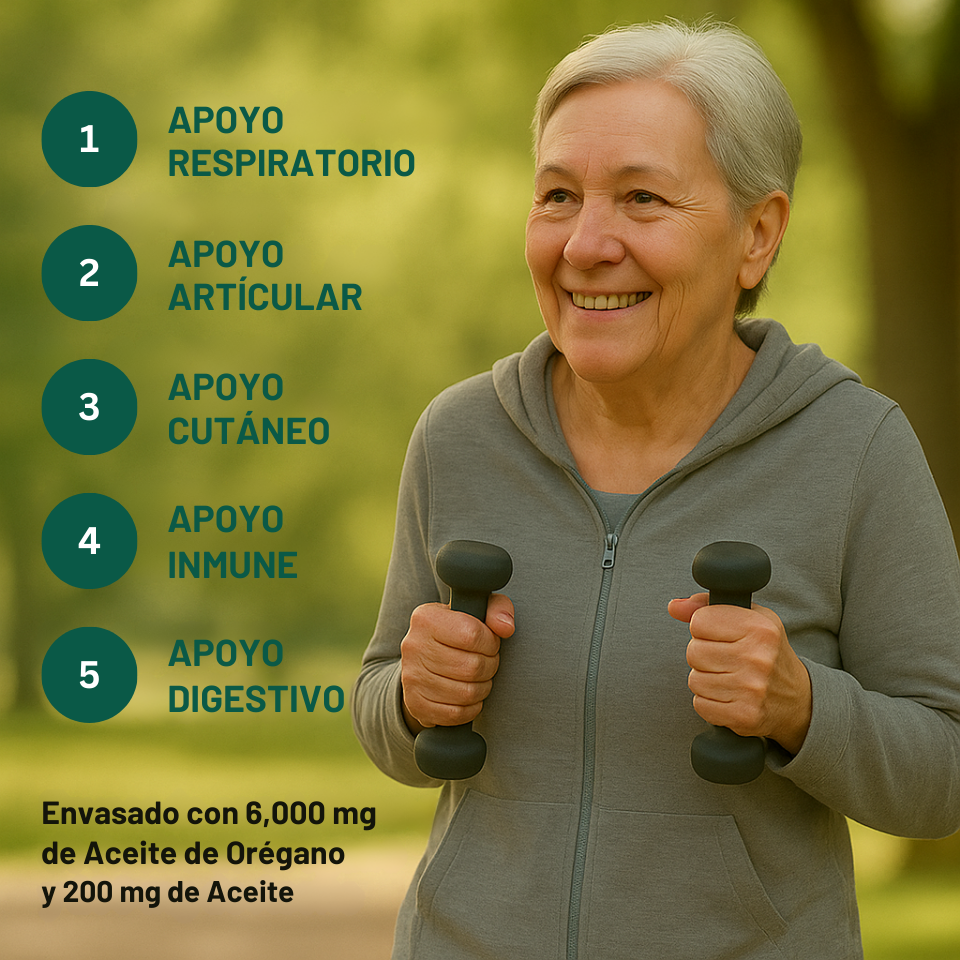 Cápsulas de Aceite de Orégano - NaturSense