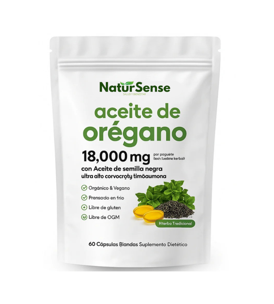 Cápsulas de Aceite de Orégano - NaturSense