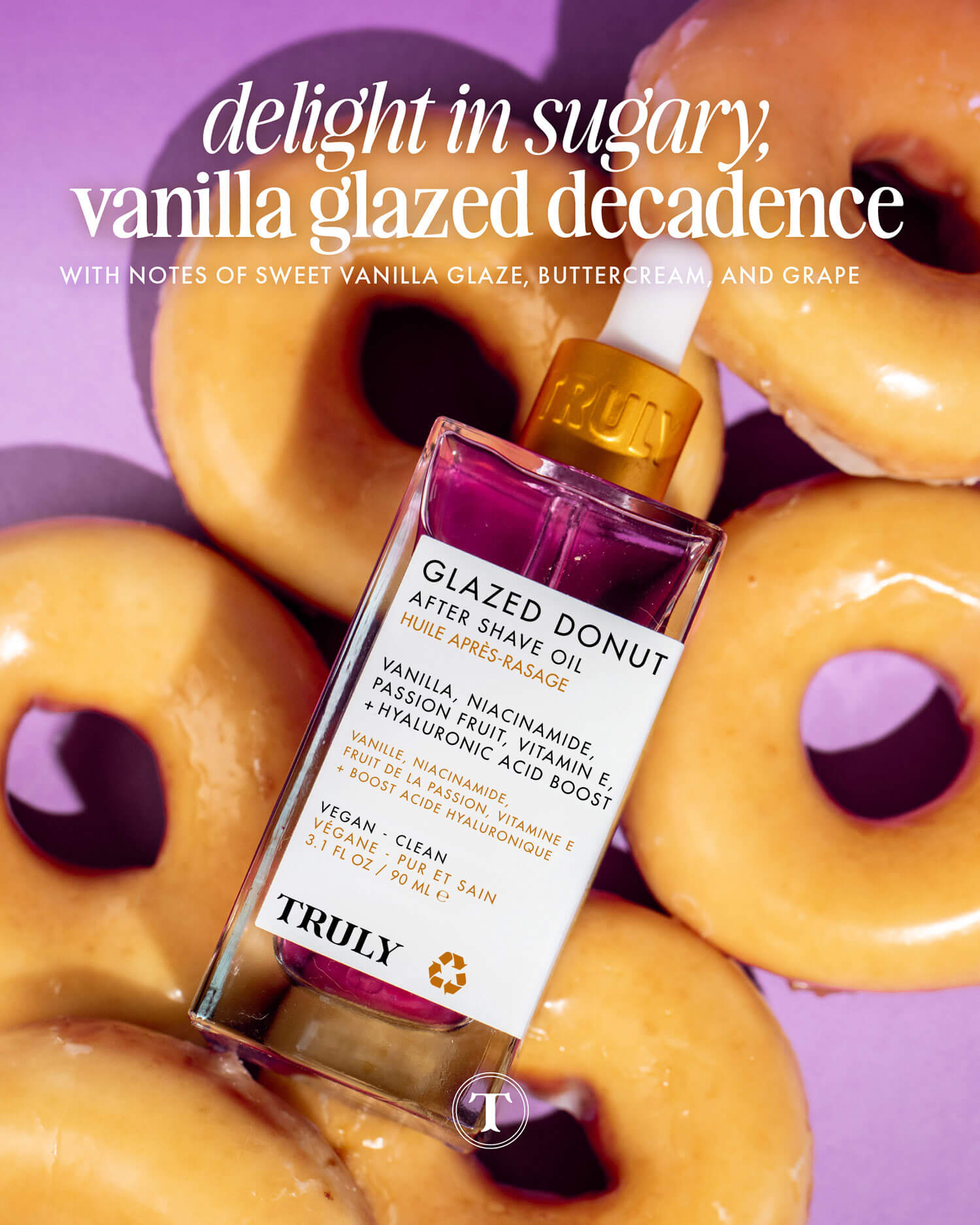 Glazed Donut After Shave Oil - NaturSense
